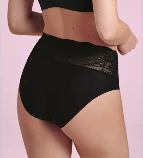 Culotte haute Essential Lace Noir