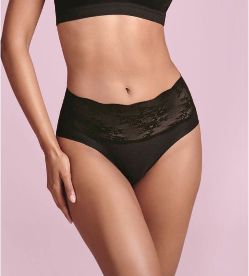 High panty essential black...