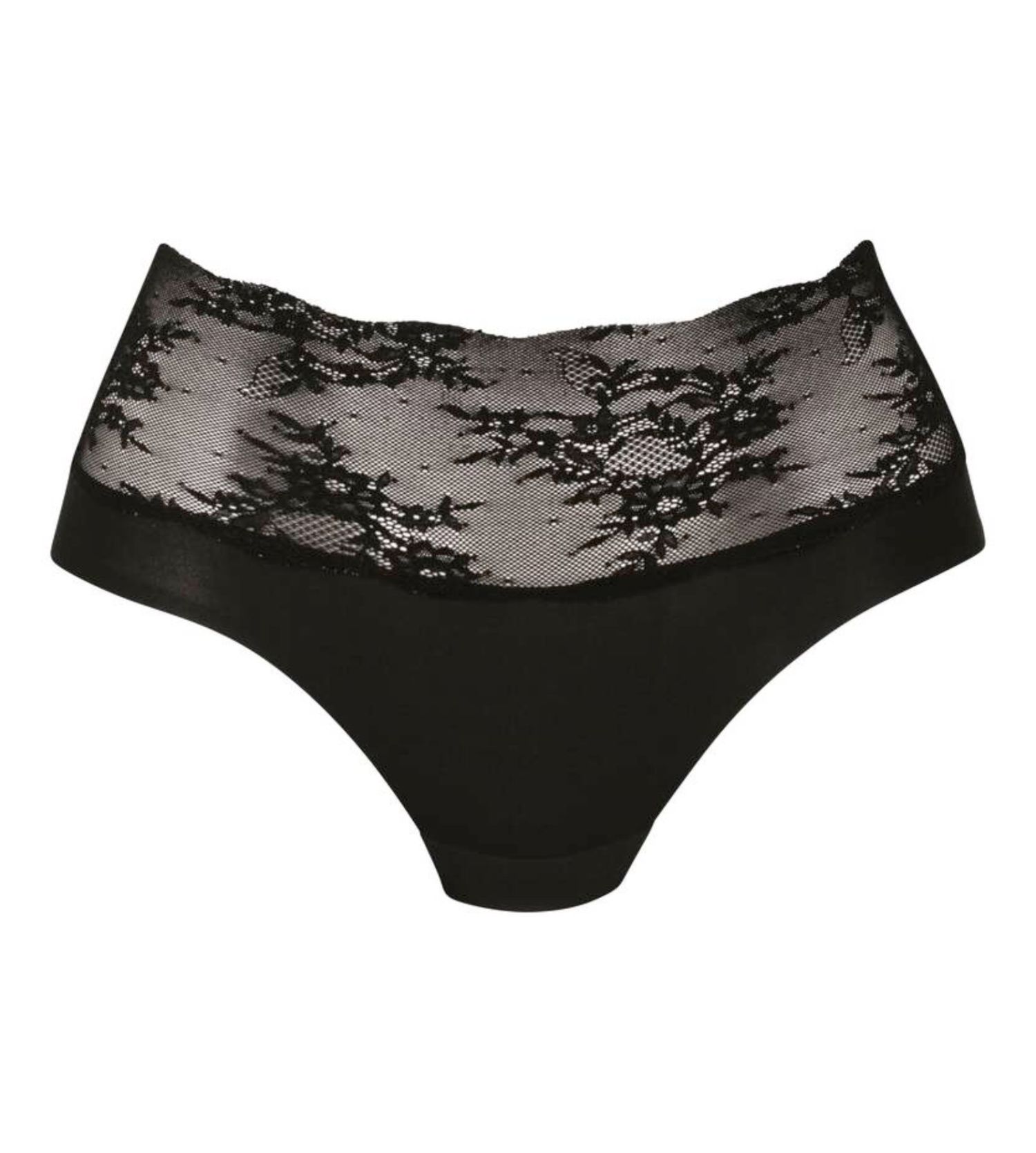 Culotte haute Essential Lace Noir