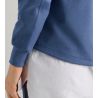 Sweat femme à col rond Bleu