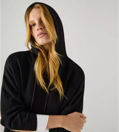 Lose mit Kapuze Sweatshirt...
