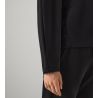 Pull col montant pour femme Noir