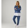 Pantalon à pince bleu