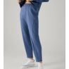 Pantalon à pince bleu