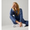 Pantalon à pince bleu