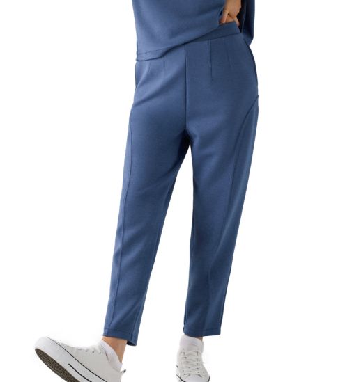Pantalon à pince bleu