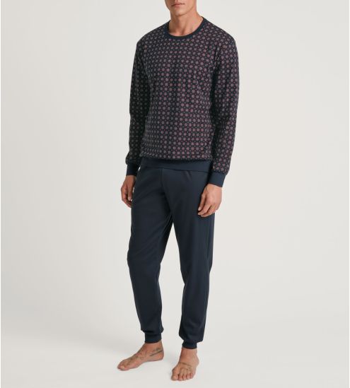 Pyjama homme resserré Relax Comfy 5 Dark Sapphire Bleu
