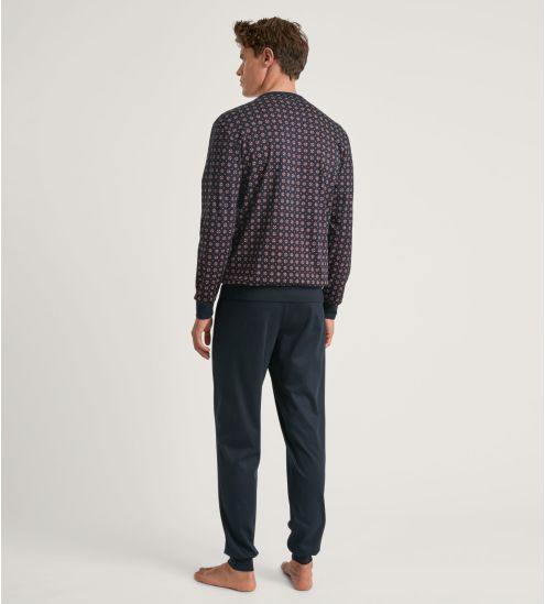 Pyjama homme resserré Relax Comfy 5 Dark Sapphire Bleu