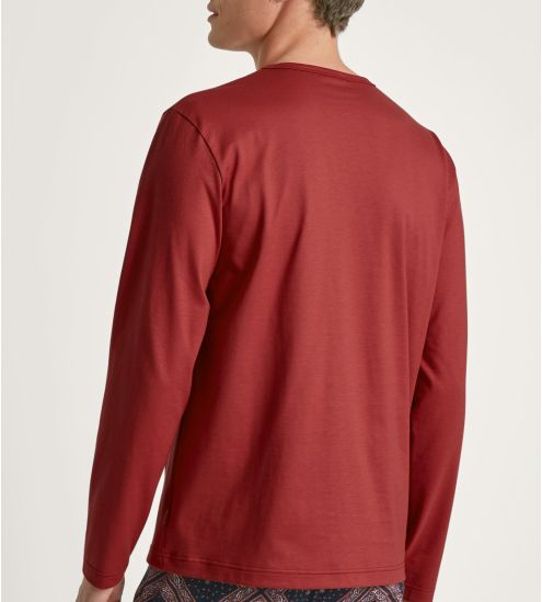 T shirt manches longues RMX Sleep Time off Ochre Red