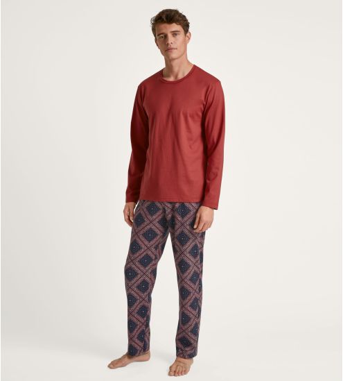 T shirt manches longues RMX Sleep Time off Ochre Red