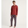 T shirt manches longues RMX Sleep Time off Ochre Red
