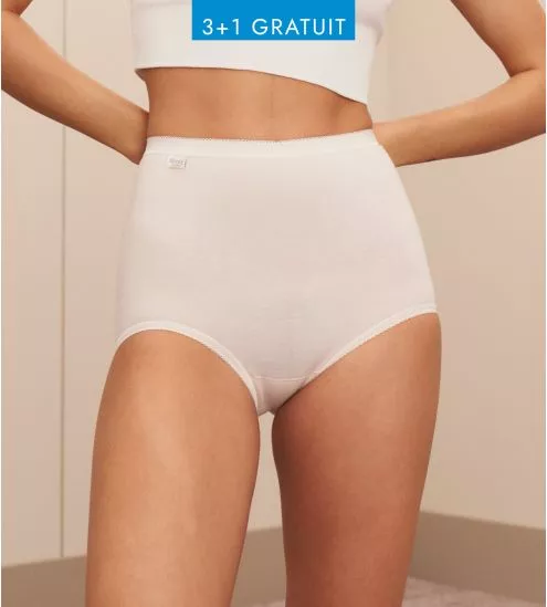 Slip Sloggi Basic+ Maxi Blanc