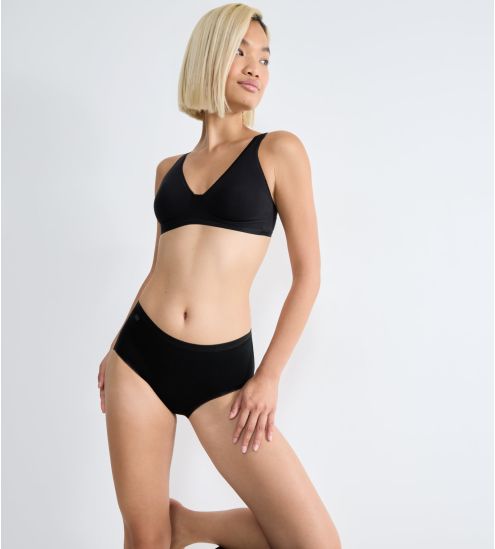 Slip Sloggi Basic+ Midi Noir