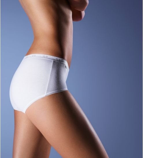Slip Sloggi Basic+ Midi Blanc
