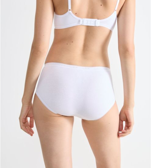 Slip Sloggi Basic+ Midi Blanc