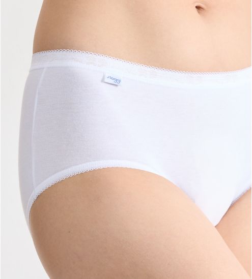 Slip Sloggi Basic+ Midi Blanc