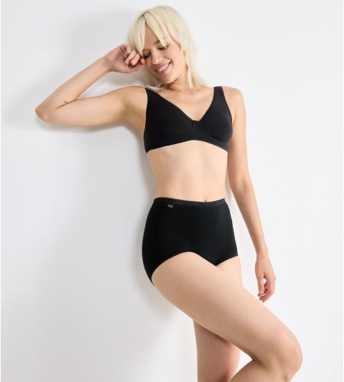 Slip Sloggi Basic+ Maxi Noir