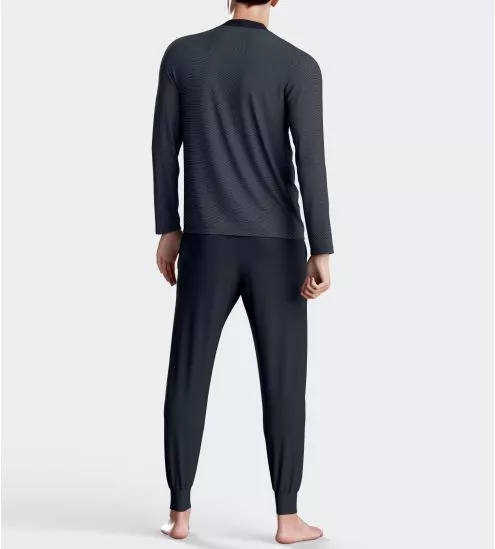 Pyjama long pour homme Bleu Marine