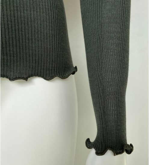 Pull Laine & Soie décolleté anneau Bosco