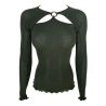 Pull Laine & Soie décolleté anneau Bosco