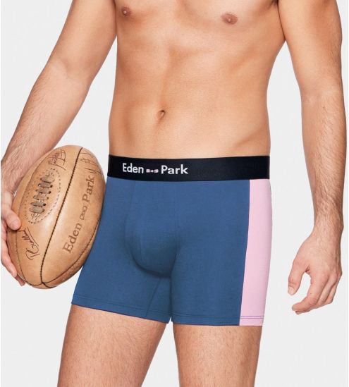 Boxer homme Rose Bleu