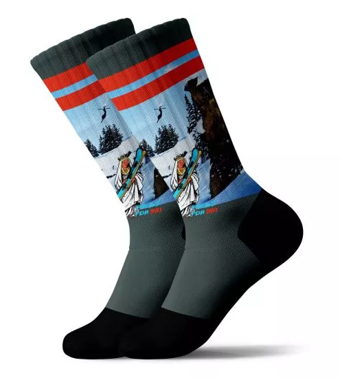 Chaussettes imprimées homme LONGGENEP