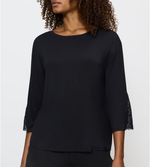 Top manches longues Aura Spotlight Noir