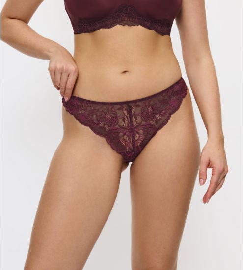 Tanga Amourette Charm Deep Burgundy