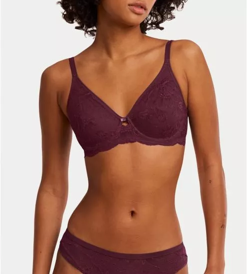 Soutien gorge armatures Amourette Charm Deep Burgundy