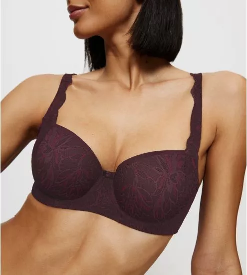 Soutien gorge corbeille Amourette Charm Deep Burgundy