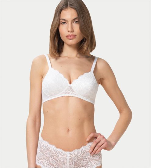 Soutien-gorge push up sans armature BLANC 03