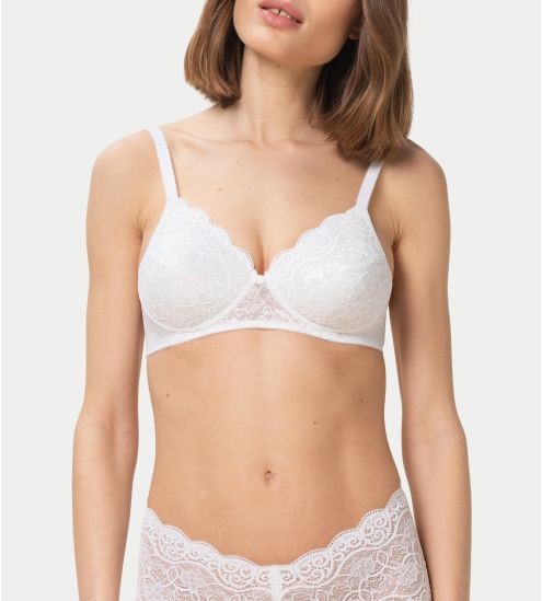 Soutien-gorge push up sans armature BLANC 03