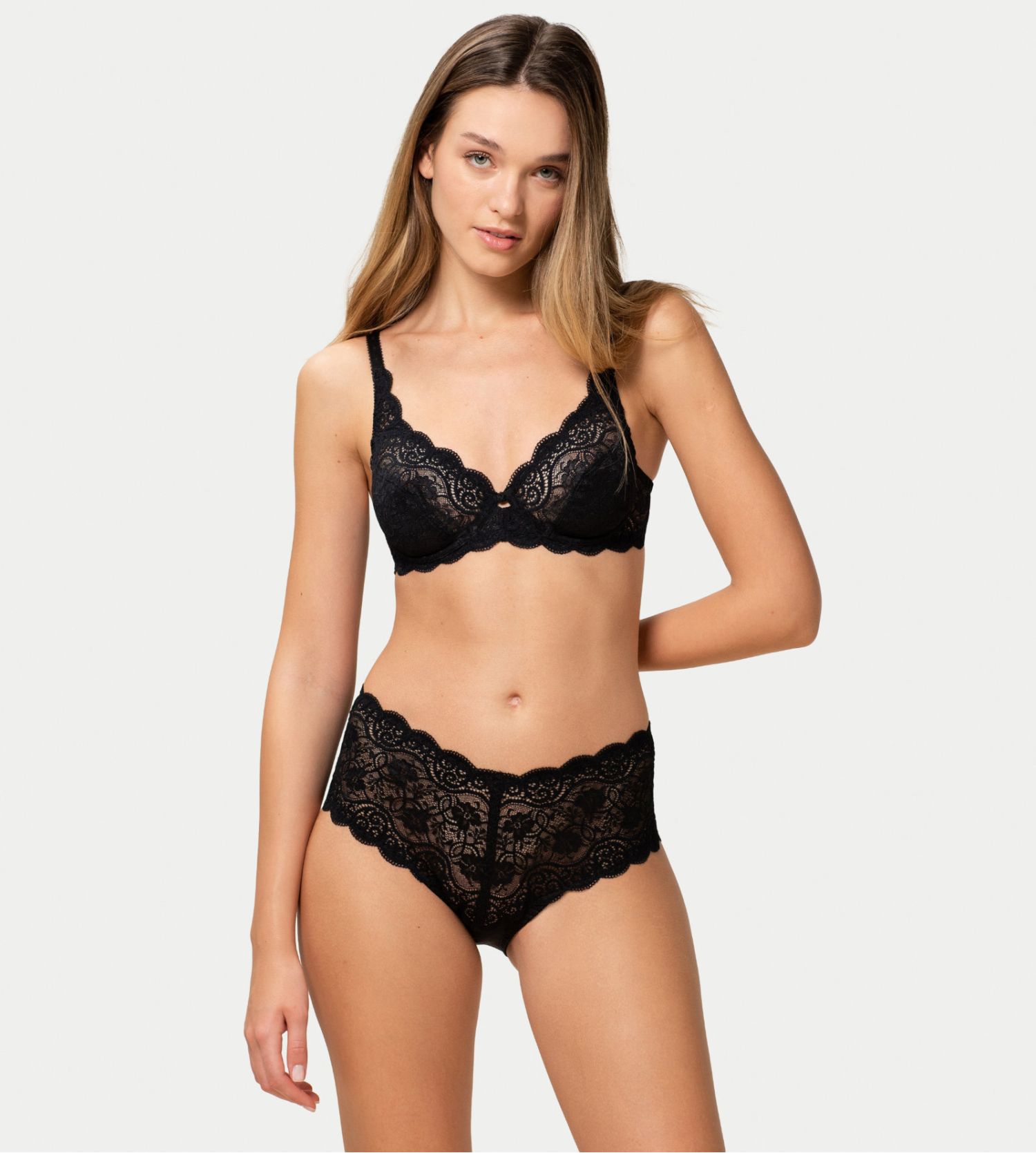 Slip Triumph Amourette 300 Maxi Noir Triumph Lingerie Sipp