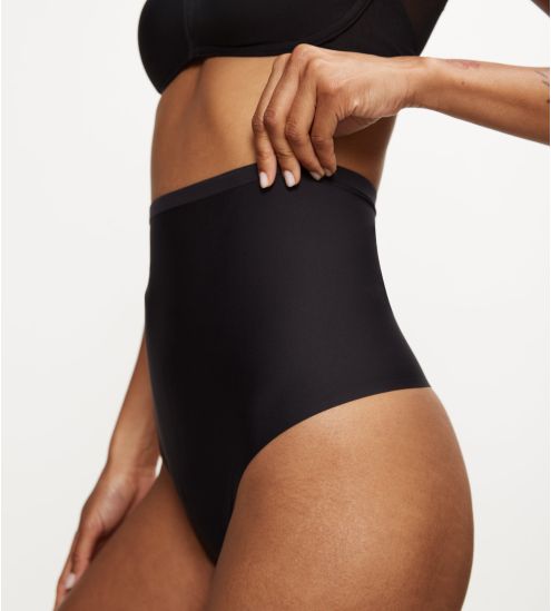 String taille haute Shape Smart Noir
