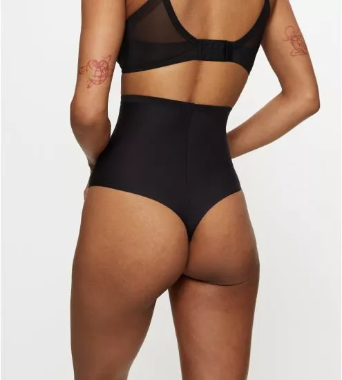 String taille haute Shape Smart Noir