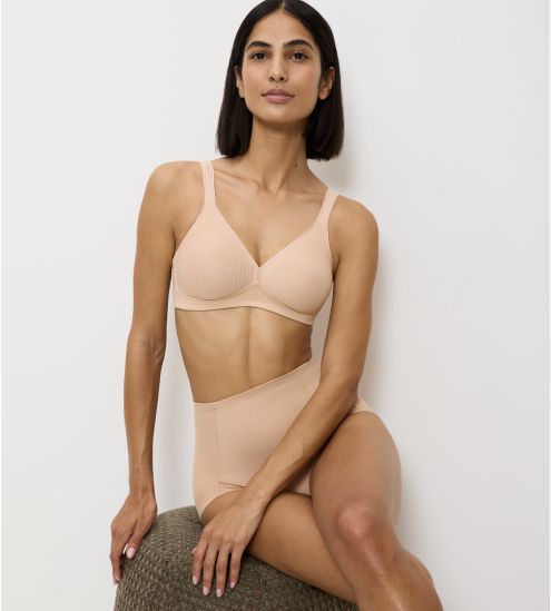 Soutien gorge sans armatures Modern Soft Cotton Beige