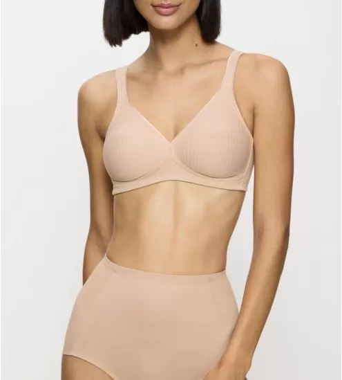 Soutien gorge sans armatures Modern Soft Cotton Beige