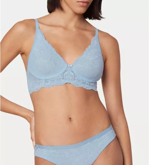 Soutien-gorge triangle sans armatures Amourette Charm Blue