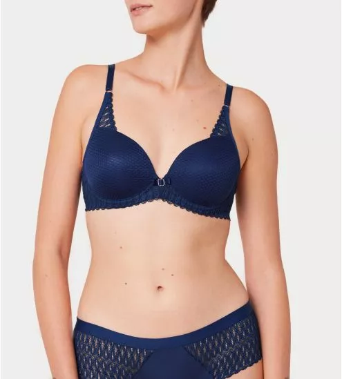 Soutien-gorge balconnet Aura Spotlight Deep Water