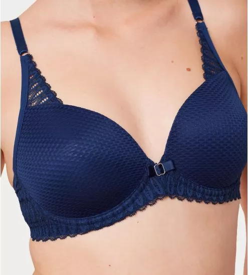 Soutien-gorge balconnet Aura Spotlight Deep Water