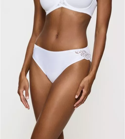 Slip taï Amourette Blanc
