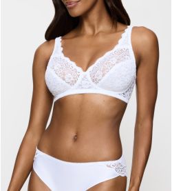 Bra With Free Armature Storage White