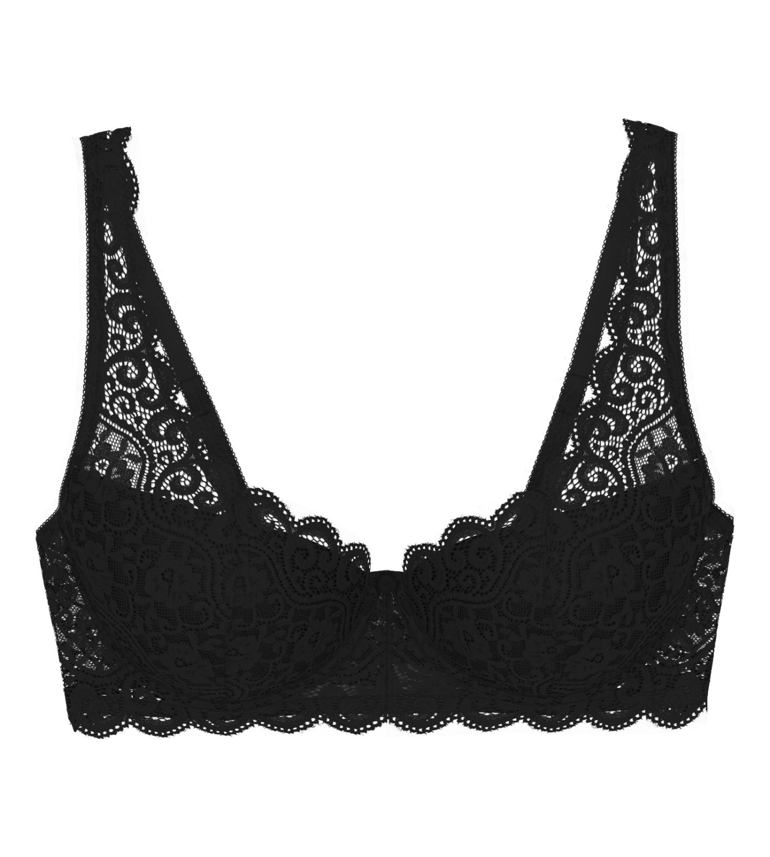 Soutien-gorge Balconnet Lejaby Elixir - Taille 90A (75A EU), Noir, Neuf Avec étiquettes