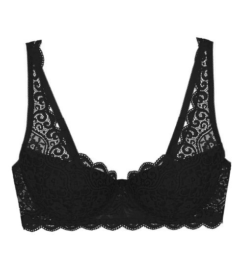 Soutien gorge balconnet Amourette Noir