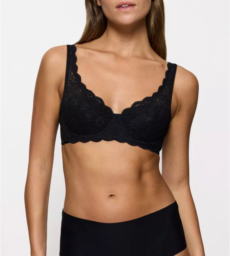 Soutien gorge balconnet Amourette Noir