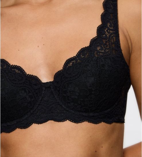 Soutien gorge balconnet Amourette Noir