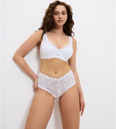 Soutien gorge balconnet Amourette Blanc