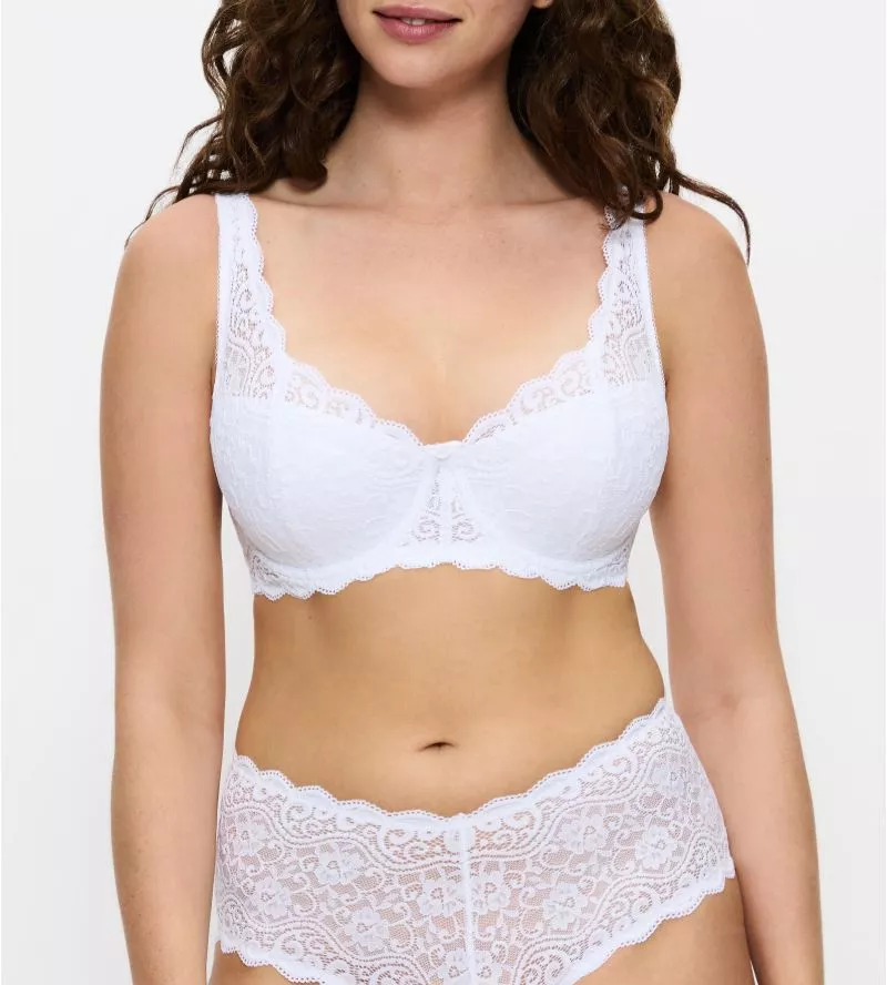 Soutien gorge balconnet Amourette Blanc