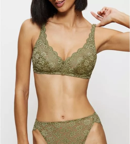 Soutien gorge sans armatures Amourette Martini Olive