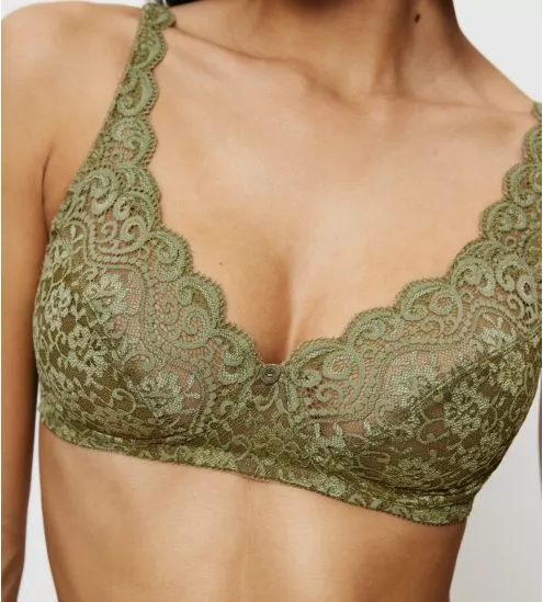 Soutien gorge sans armatures Amourette Martini Olive